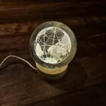 Lampe Boule Cristal – Lumière Décorative Élégante -10 cm