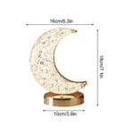 Lampe Lune Cristal LED – Décoration – Image 2