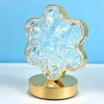 Lampe de Table Décorative Rechargeable – Forme Fleur – Image 3