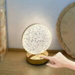 Lampe de Table de Chevet Ronde – Gradation LED – Image 2