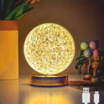 Lampe de Table de Chevet Ronde – Gradation LED