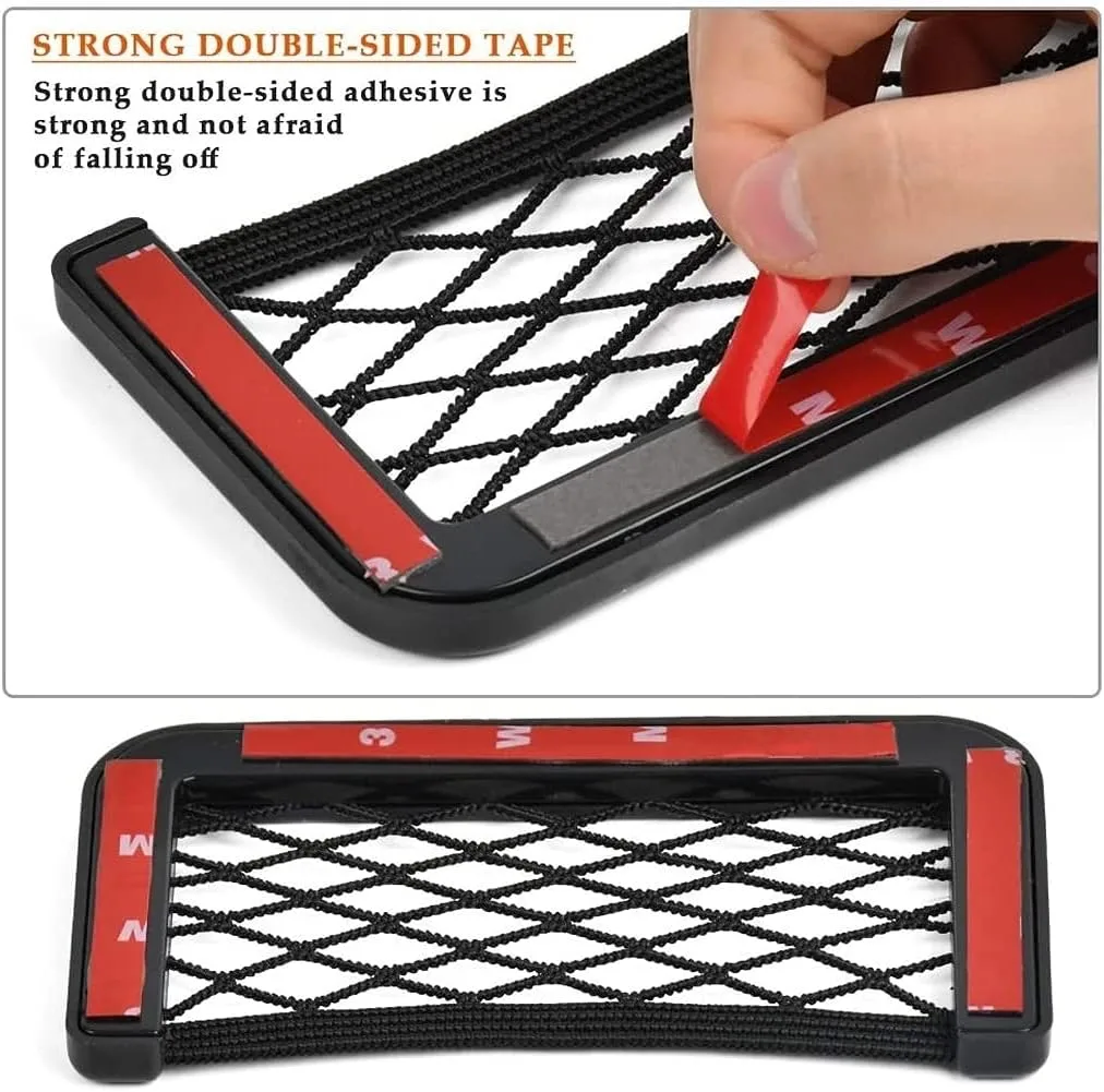 Filets de Rangement Voiture Universels Autocollants – Image 3