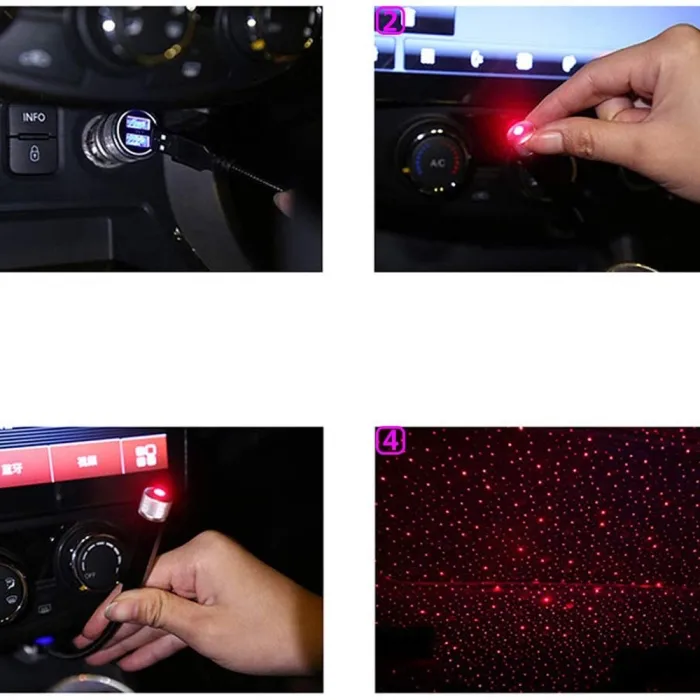 Lampe de Projection d’Étoiles – Effet Laser USB – Image 7