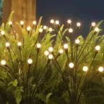 Lampes de Jardin Solaires à LED – Lumière Blanche Chaude – Image 2