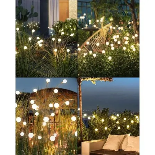 Lampes de Jardin Solaires à LED – Lumière Blanche Chaude – Image 8
