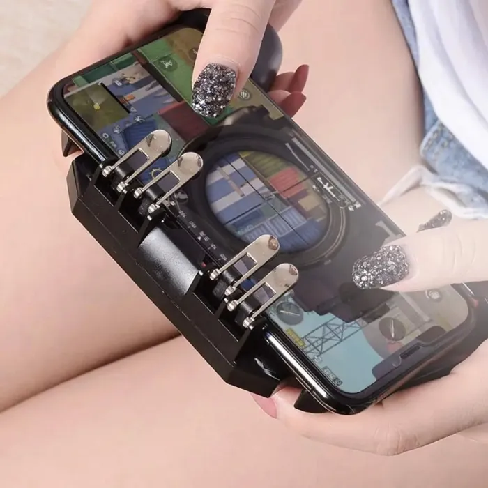 Mémo Manette de Jeu pour Téléphone – Support Réglable + 4 Déclencheurs – Image 2