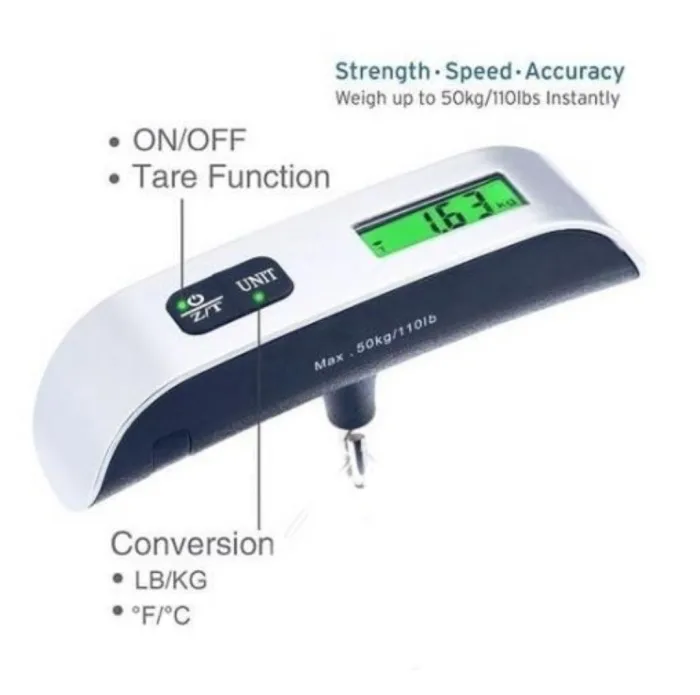 Balance de Bagages Électronique – Max 50 Kg – Image 3