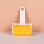 Rouleau Brosse Adhésive Collant pour Vêtements – Jaune | Anti-peluches & Anti-poils