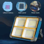 Projecteur Solaire LED Rechargeable 5 Modes d’Éclairage – 200W + Power Bank – Image 2