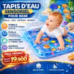 Tapis de Jeu d’Eau Bébé – Bébé Water Pad Gonflable Tummy Time