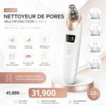 Aspirateur de Pores Visage – Nettoyeur de Points Noirs Rechargeable USB