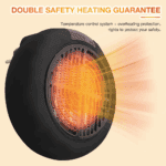 Radiateur Soufflant Mural 900W avec Télécommande – Chauffage Salle de Bain – Image 5