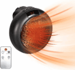 Radiateur Soufflant Mural 900W avec Télécommande – Chauffage Salle de Bain – Image 9