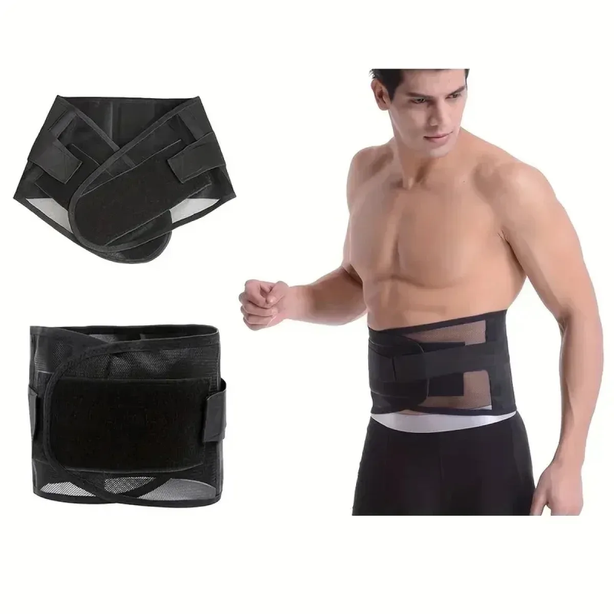 Ceinture Lombaire WLINSQ – Support Dos Professionnel avec Plaques Renforcées & Respirabilité – Image 4