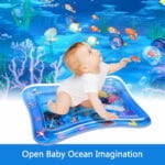 Tapis de Jeu d’Eau Bébé – Bébé Water Pad Gonflable Tummy Time