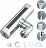 Extension de Robinet 360° 4 en 1 – Économie d’Eau Cuisine & Salle de Bain