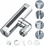 Extension de Robinet 360° 4 en 1 – Économie d’Eau Cuisine & Salle de Bain