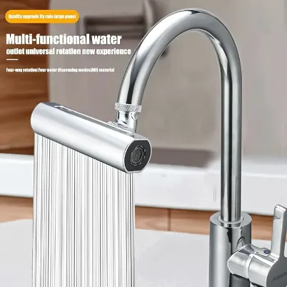 Extension de Robinet 360° 4 en 1 – Économie d’Eau Cuisine & Salle de Bain – Image 4