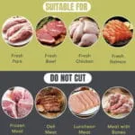 Coupe-Viande Manuel – Fresh Meat Slicer Épaisseur Réglable 2–4 mm – Image 7