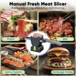 Coupe-Viande Manuel – Fresh Meat Slicer Épaisseur Réglable 2–4 mm – Image 8