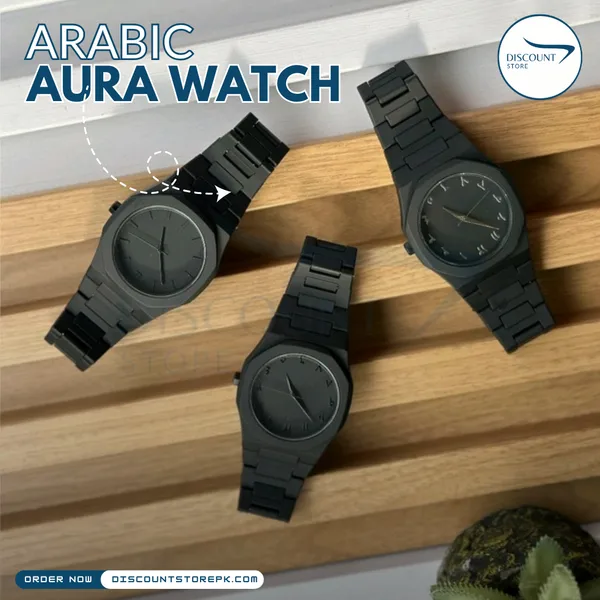 Arabic Aura Watch – Montre Élégante avec Ajusteur de Bracelet – Image 2