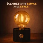 Lampe LED Esthétique Rechargeable USB – Lumière Chaude – Camping & Décoration – Image 2