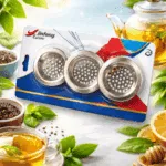 Passoire à Thé en Inox – Lot de 3 Filtres Réutilisables pour Infusion Parfaite | Ustensile de Cuisine Pratique
