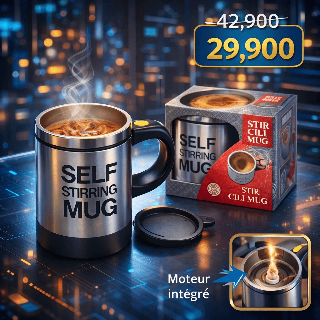 69ee0bd1-cacd-4b34-b55b-8a6abab99300 Tasse Auto Mélangeuse Électrique Inox – Moteur Intégré – Image 1
