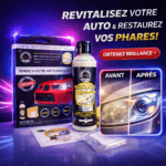 Kit professionnel de brillance carrosserie et restauration des phares