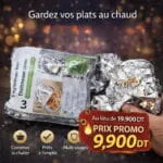 Couvercles Aluminium Thermiques – Gardez Vos Plats Chauds | Spécial Ramadan | Maxshop.tn