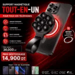 Support Magnétique MagSafe Multifonction – Fixation Ultra Puissante pour Smartphone