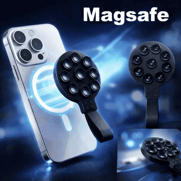Support Magnétique MagSafe Multifonction – Fixation Ultra Puissante pour Smartphone
