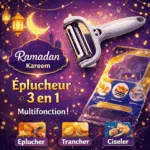 Éplucheur de Légumes Inox Professionnel | Ergonomique, Rapide et Durable