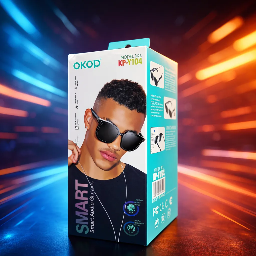 Lunettes Intelligentes Bluetooth 5.4 – Smart Glasses Audio avec Appels Mains Libres – Image 3