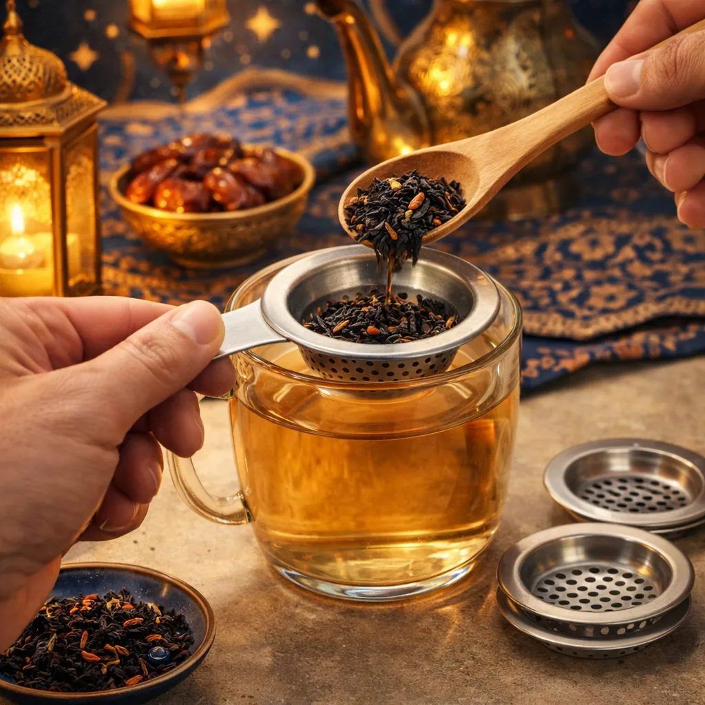 Passoire à Thé en Inox – Lot de 3 Filtres Réutilisables pour Infusion Parfaite | Ustensile de Cuisine Pratique – Image 2