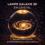 Lampe Cristal 3D Cosmos LED – Lampe Décorative Moderne – Image 5