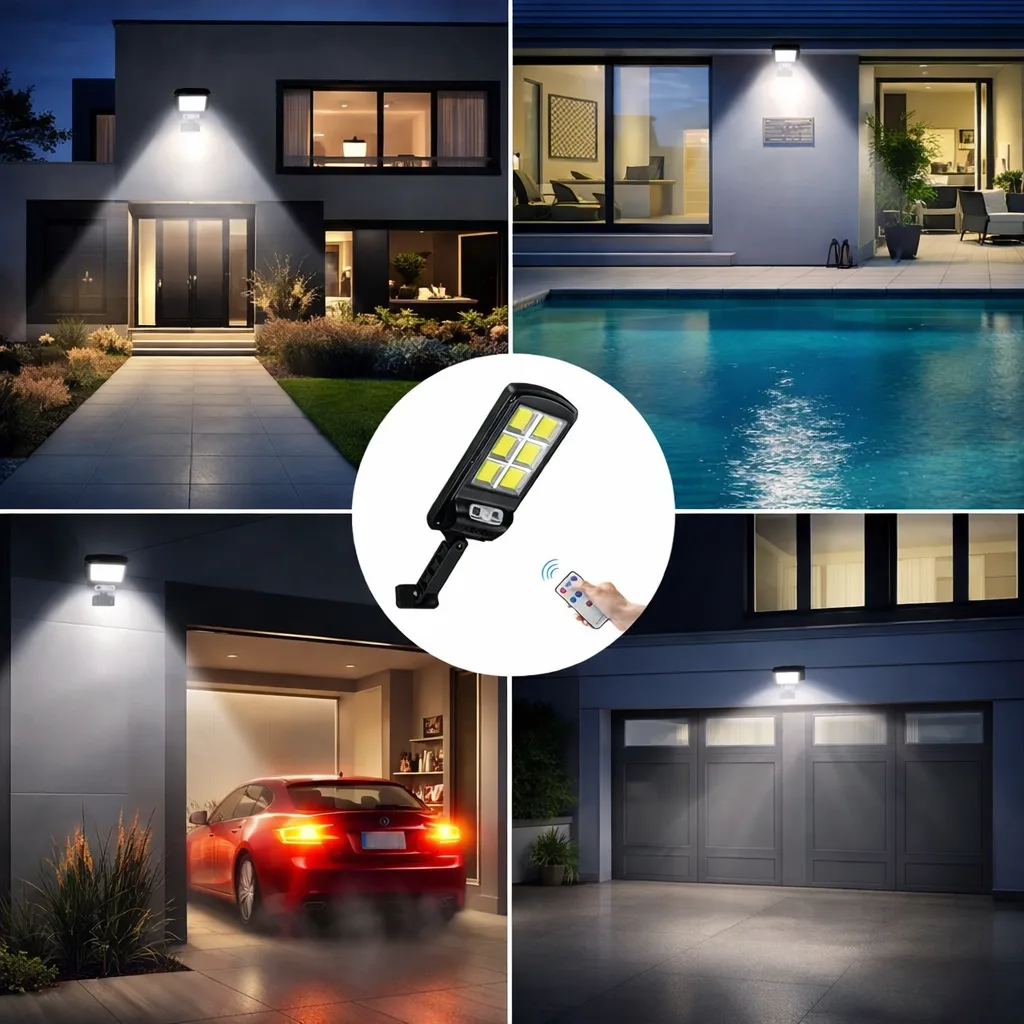 Lampe Solaire LED Extérieur YL785 – Éclairage Jardin Étanche avec Détecteur de Mouvement – Image 3