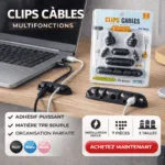 Lot de 7 Clips pour Câbles – Organisation Pratique