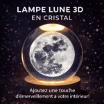 Lampe Cristal 3D Cosmos LED – Lampe Décorative Moderne – Image 4