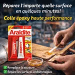 Colle Époxy Araldite Rapide 5 Minutes – Réparation Métal, Bois & Multi-Surfaces