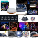 Guirlande Lumineuse Solaire Camping LED Multicolore – Lampe Rechargeable Extérieur & Intérieur – Image 2