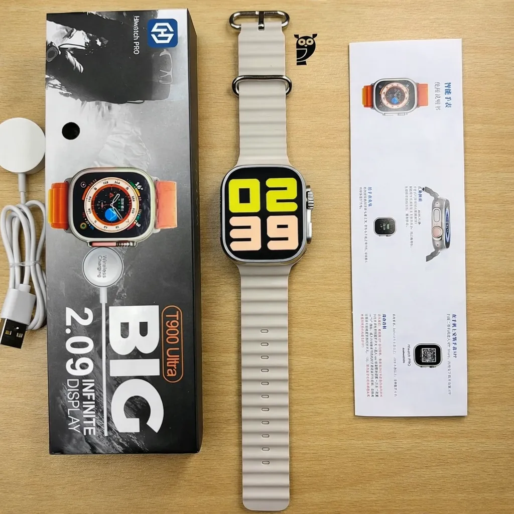 Montre Connectée T900 Ultra Écran 2.09” Smartwatch Sport Bluetooth Android iOS – Image 2