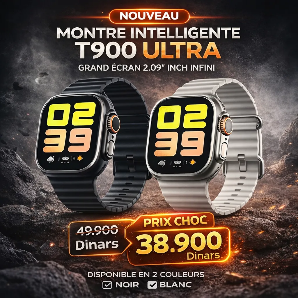 Montre Connectée T900 Ultra Écran 2.09” Smartwatch Sport Bluetooth Android iOS – Image 5