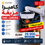 Caméra Factice Solaire LED Extérieure – Simulateur de Surveillance Étanche IP66