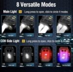 Mini Lampe LED Portable MX-X41 Rechargeable USB-C avec Aimant – Image 5
