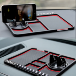 Tapis Antidérapant Multifonction pour Voiture avec Support Téléphone – Image 3