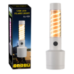 Lampe Torche LED USB Rechargeable Multifonction – Éclairage Puissant Camping & Urgence – Image 4