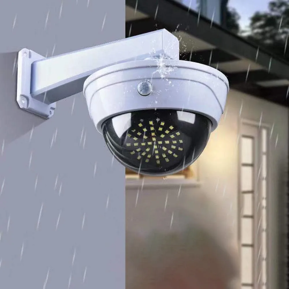 Caméra Factice Solaire LED Extérieure – Simulateur de Surveillance Étanche IP66 – Image 4