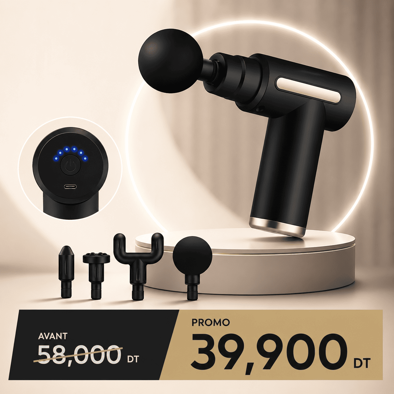 8785af0d-298c-4822-bf1e-5d513bca4a0a Appareil de Massage Portable Rechargeable – Image 1