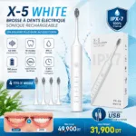 Brosse à Dents Électrique Sonique X-5 Rechargeable IPX7